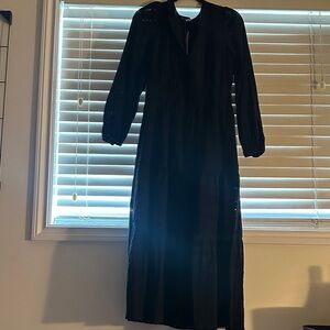 Chic Black Long Sleeve Dress